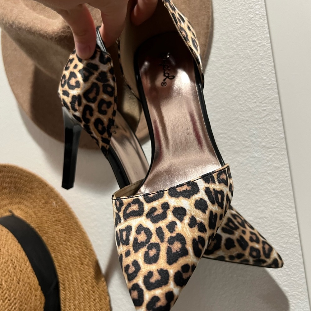 Cheetah print heels